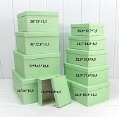 Коробка 28*21*12,3 см Бледно-зеленый